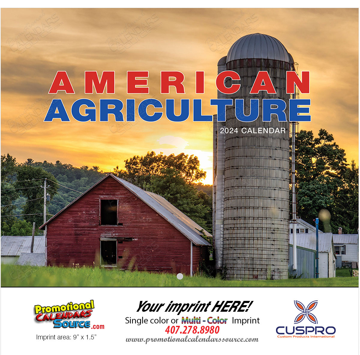 American Agriculture Promotional Calendar 
