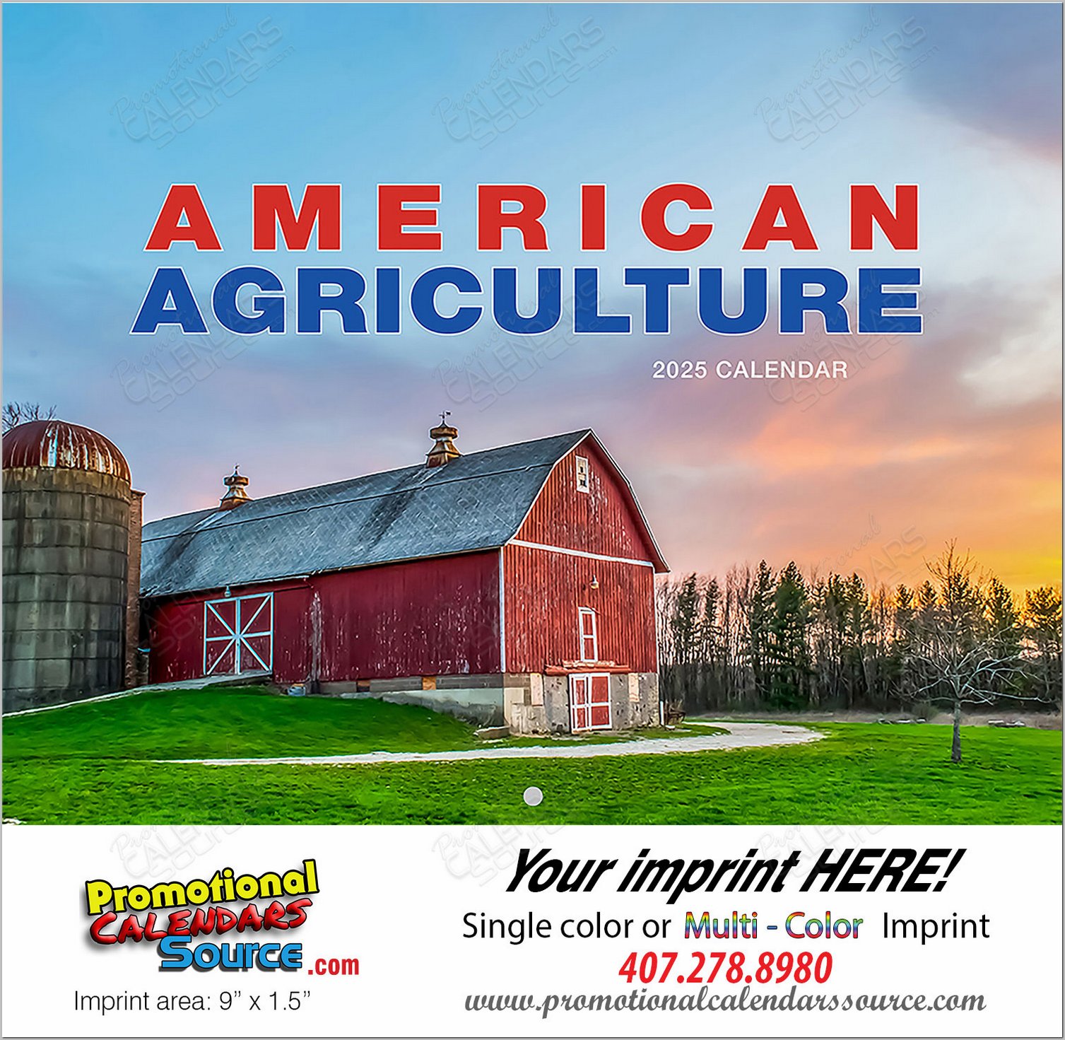 American Agriculture Promotional Calendar 