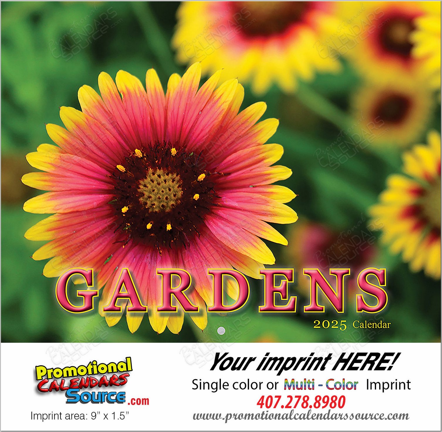 Gardens Promotional Calendar  - Stapled