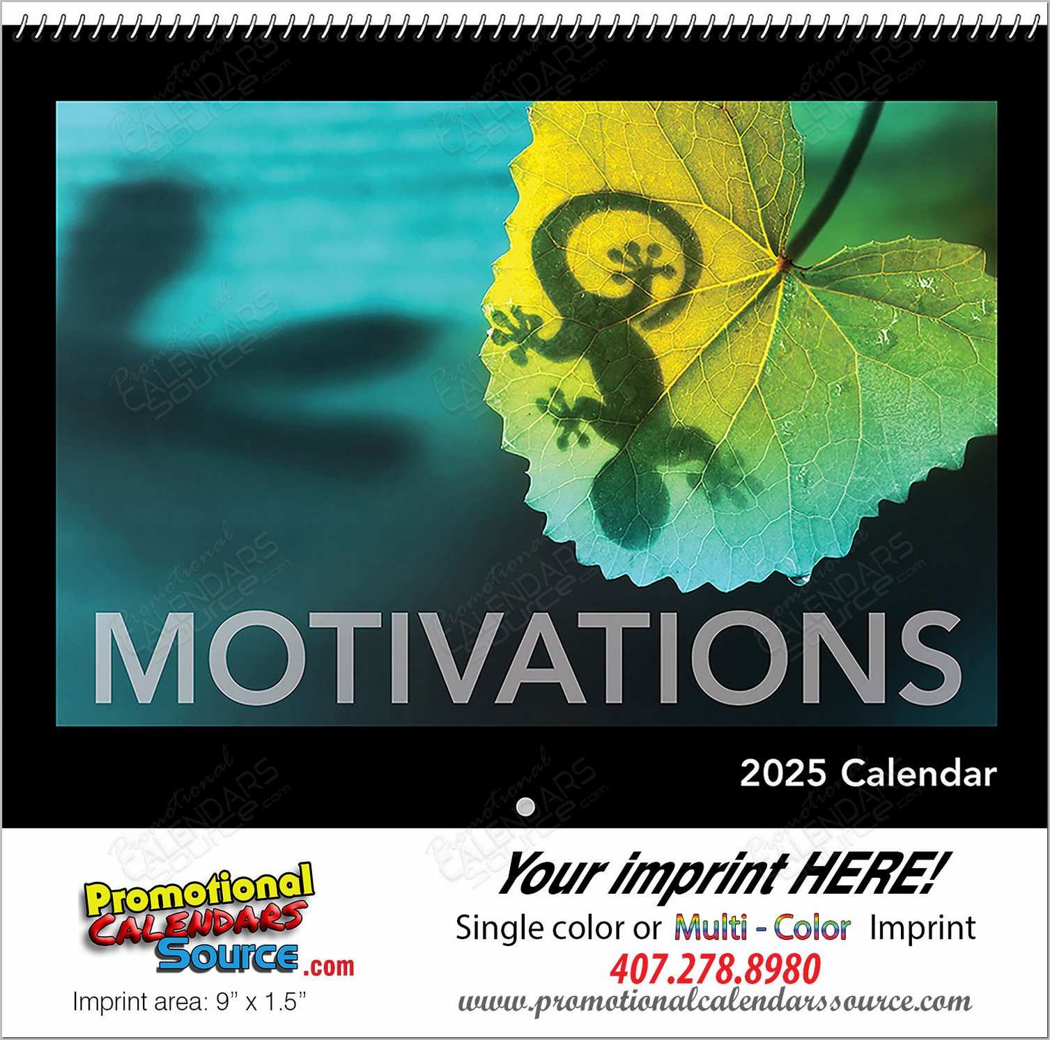 Motivations Promotional Wall Calendar  Spiral