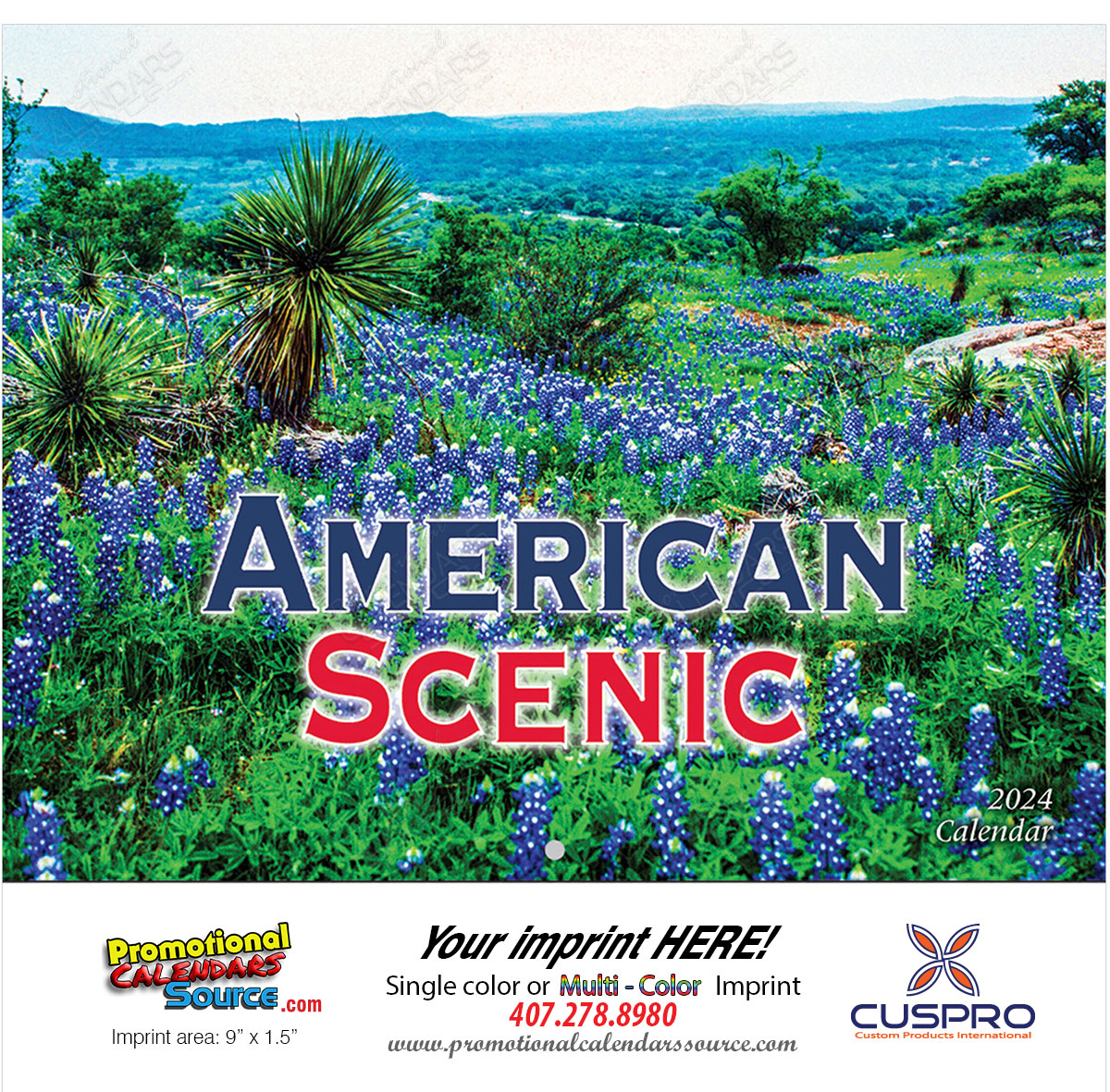 American Scenic Promotional Calendar  - Stapled