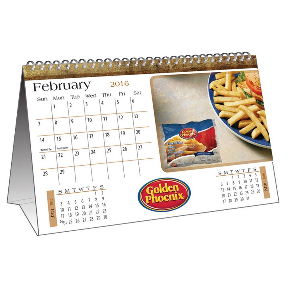 Personalized Custom Desk Tent Calendar - 8.5