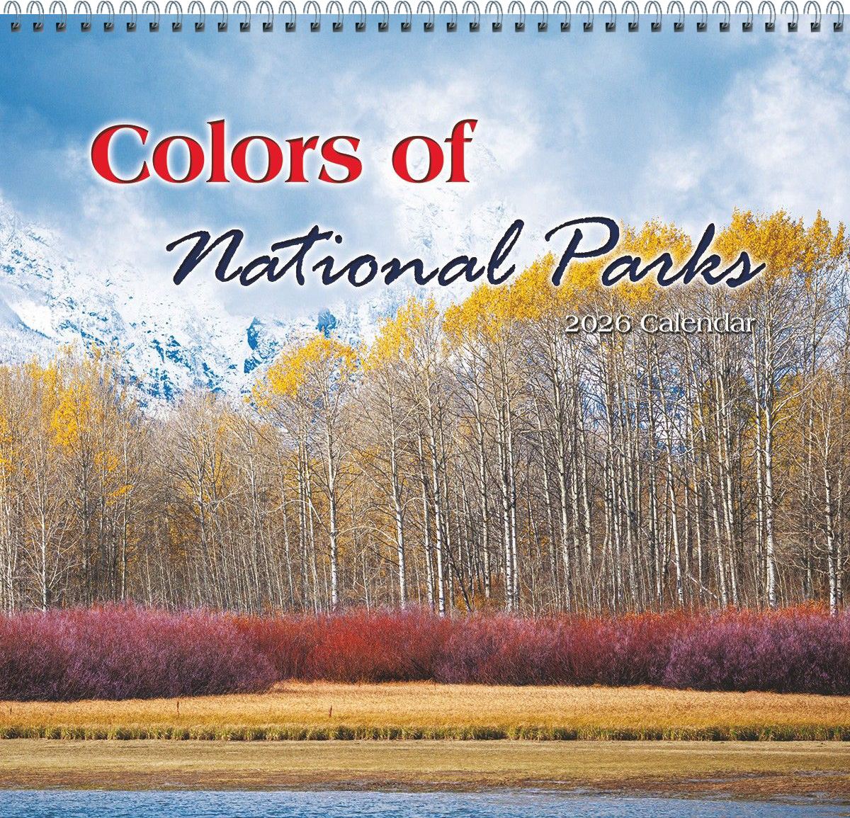 National Parks 3 Month View Scenic Calendar
