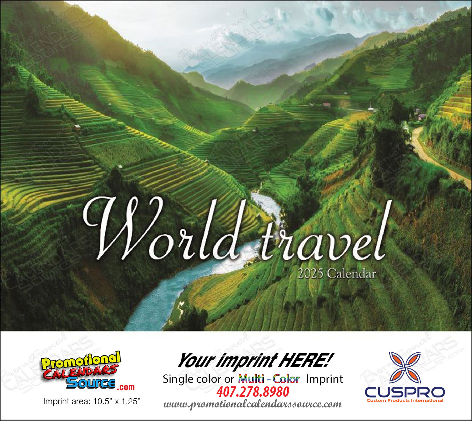 Scenic World Travel Destinations Calendar 2024 - Stapled