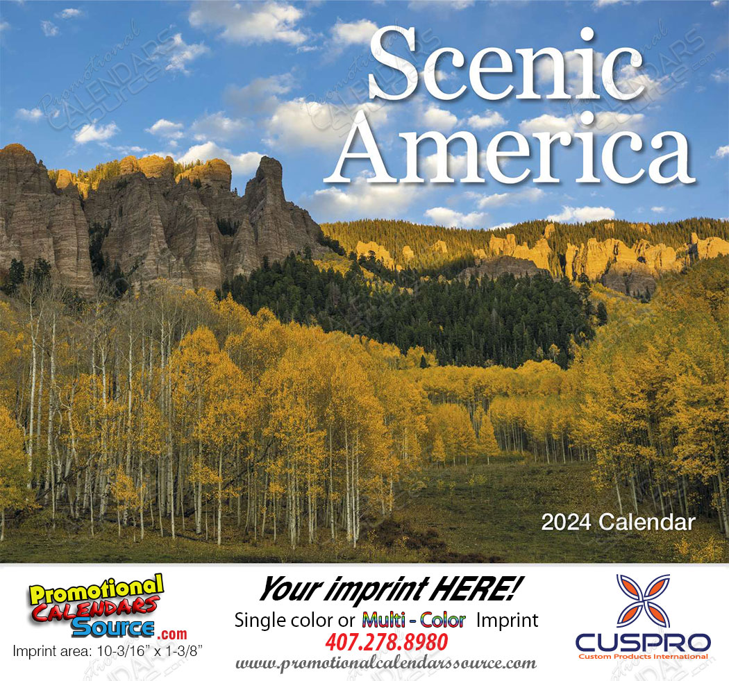 Scenic America Promotional Calendar  - Stapled