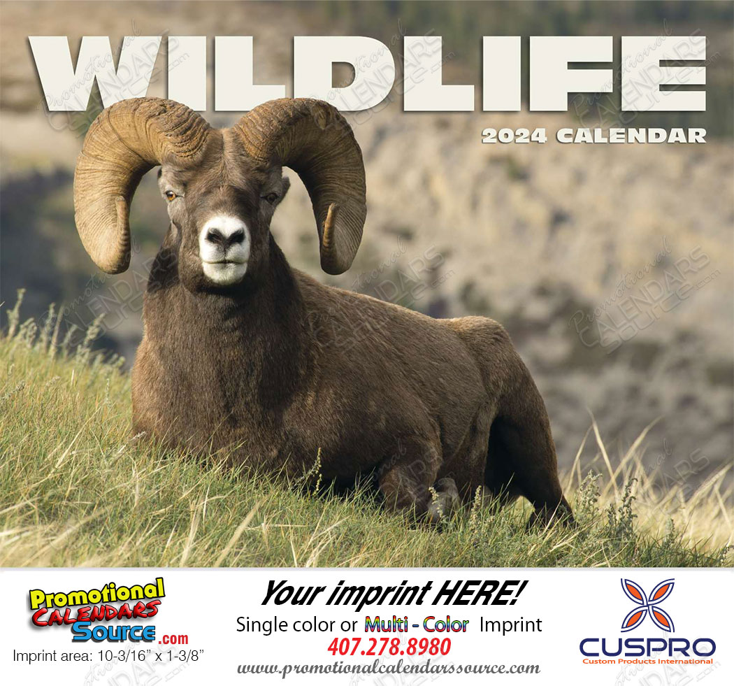 Wildlife Promotional Calendar  - Stapled