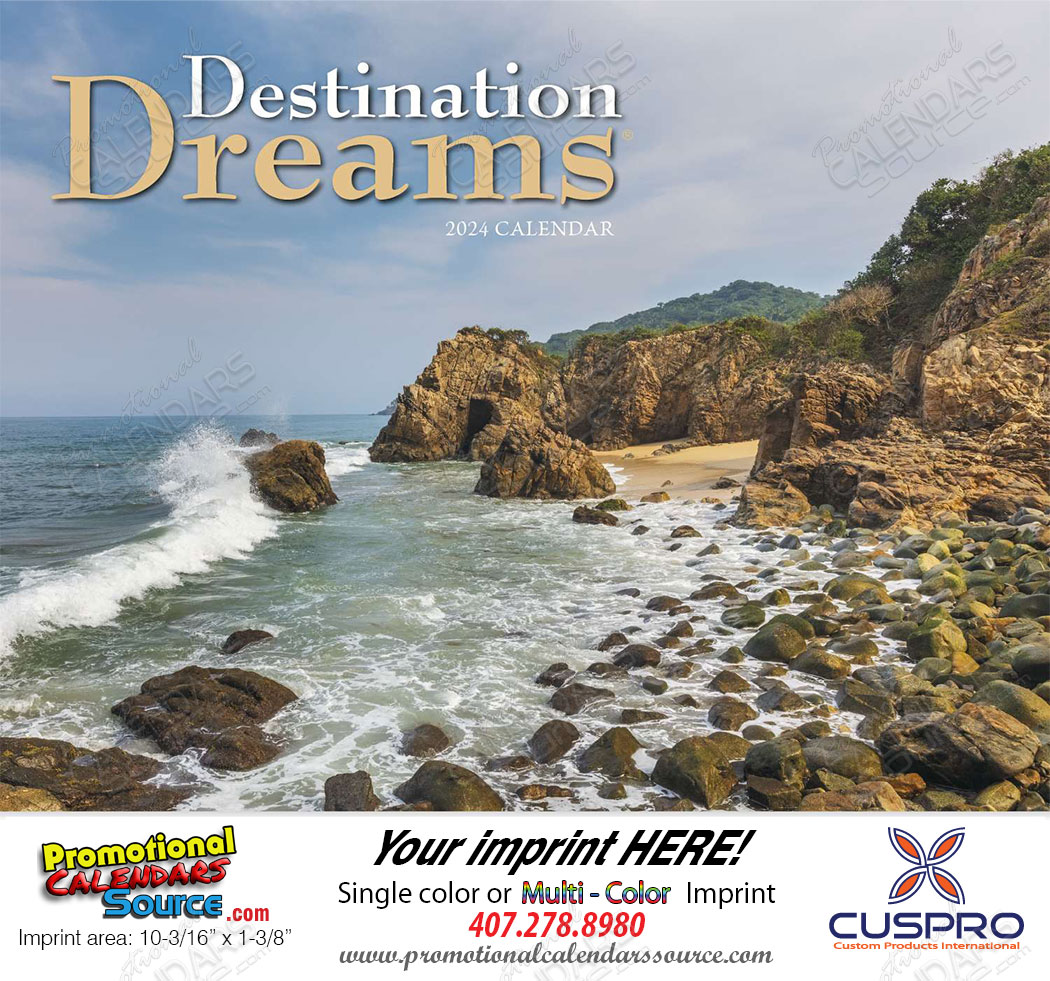 Destination Dreams Promotional Calendar  - Stapled