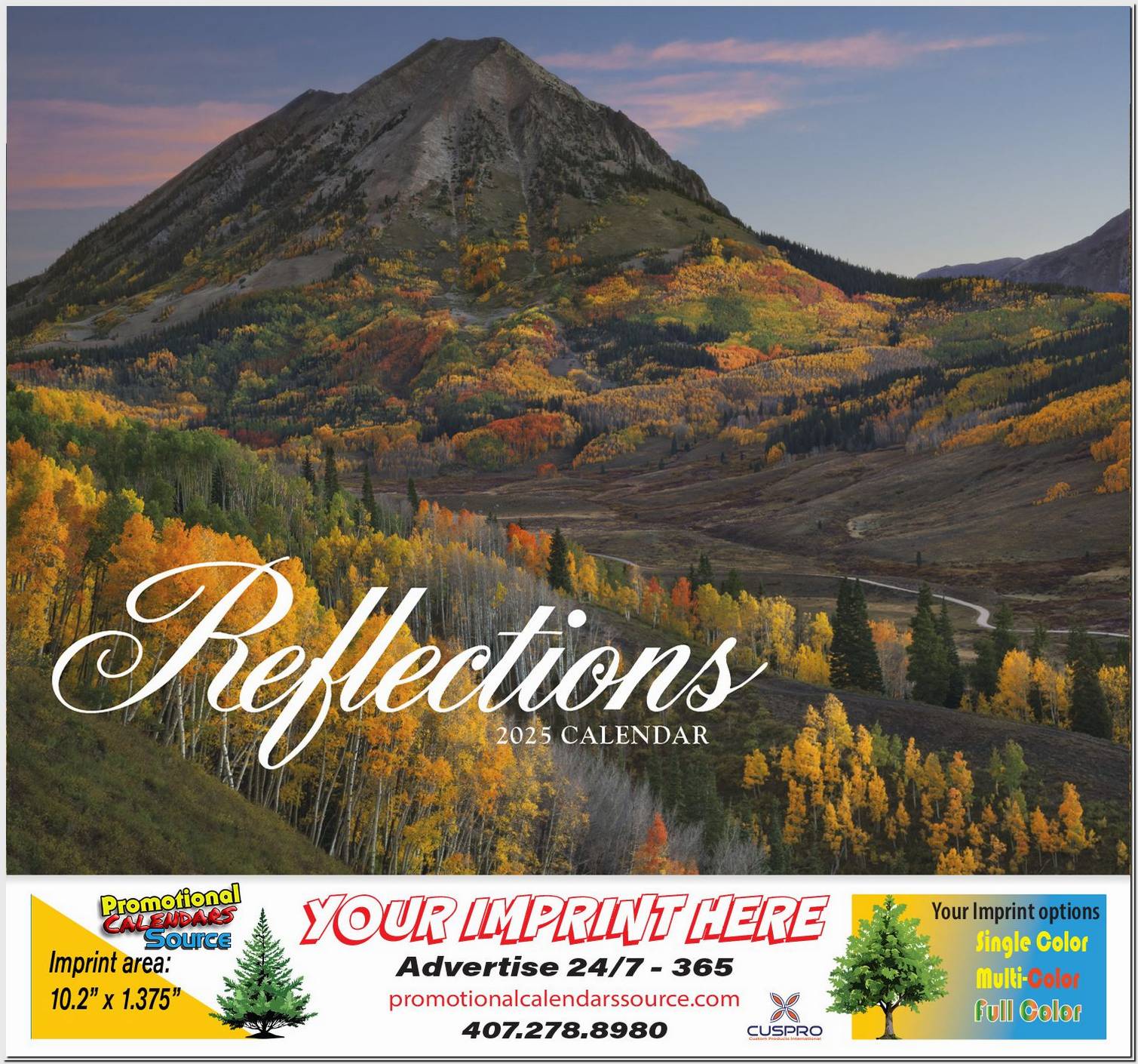 Reflections Promotional Calendar  - Stapled