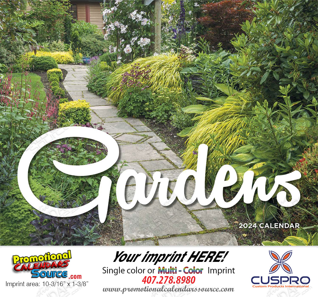Gardens Promotional Calendar Stapled