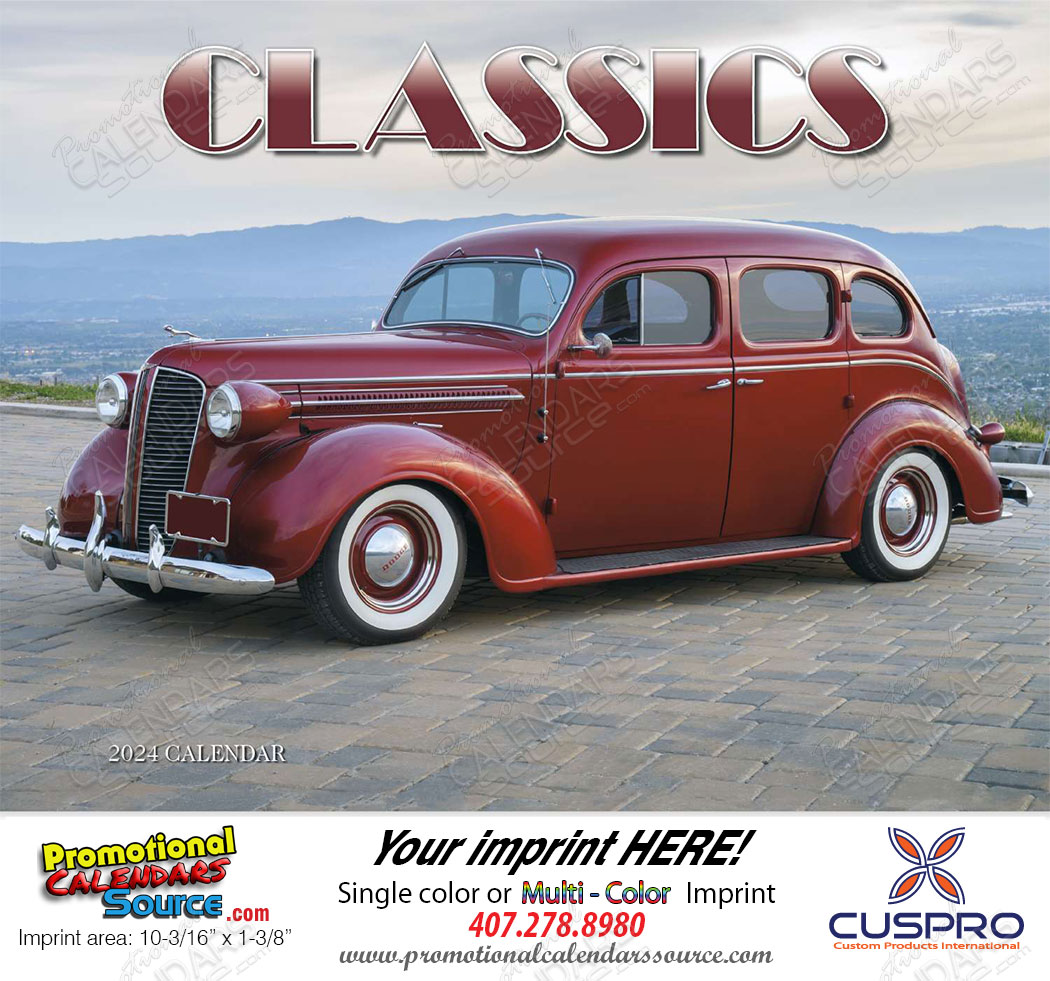 Automotive Classics Promotional Calendar  Stapled
