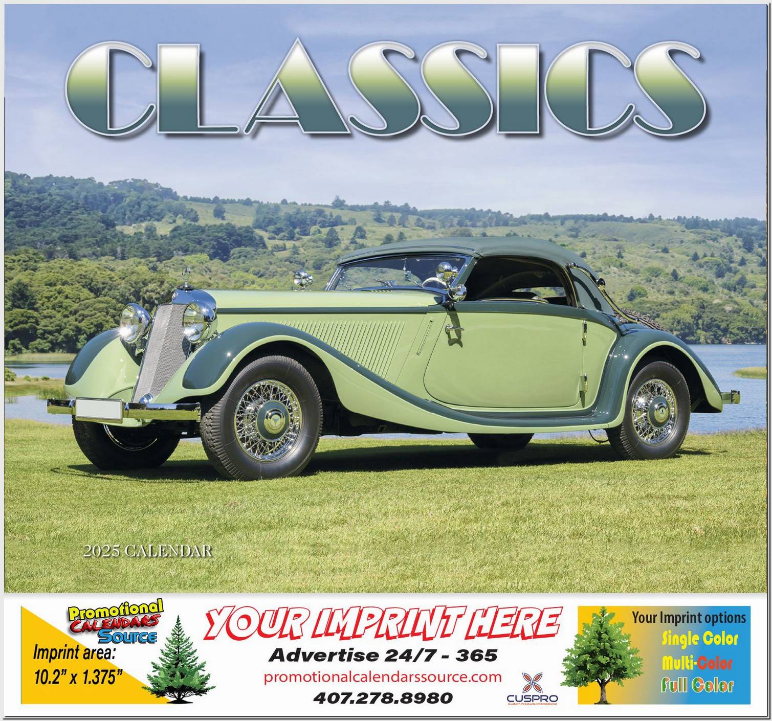 Automotive Classics Promotional Calendar  Stapled