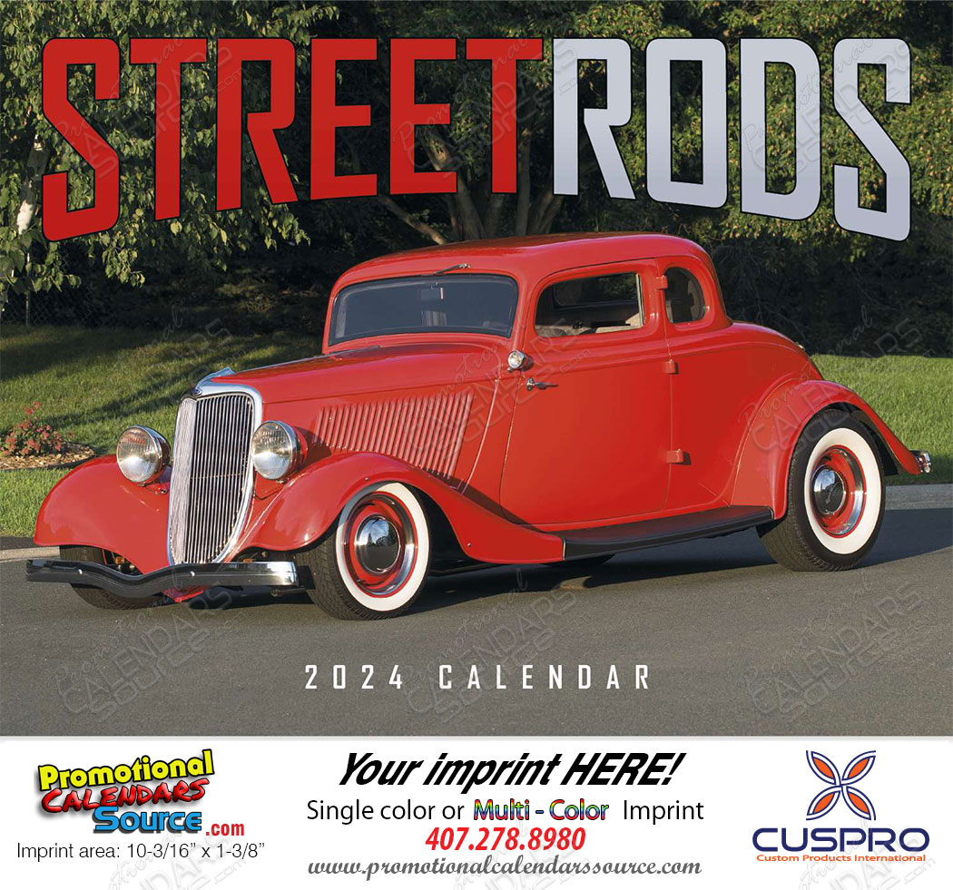 Street Rod Fever Promotional Calendar  Stapled