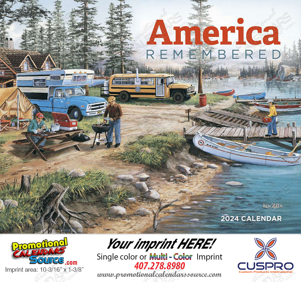 America Remembered Promotional Calendar  Stapled
