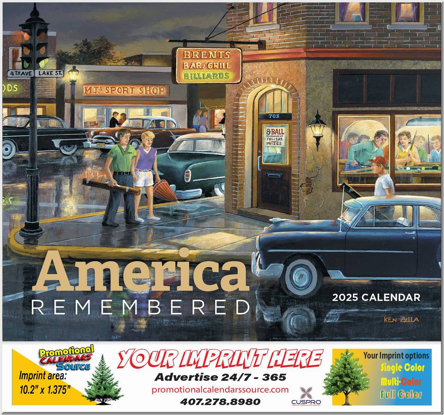 America Remembered Promotional Calendar  Stapled