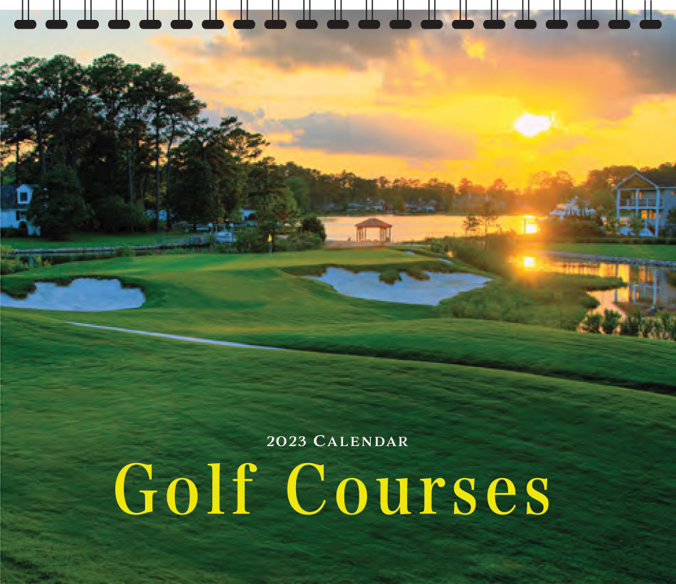 Golf Courses Promotional Calendar, 13.5x24