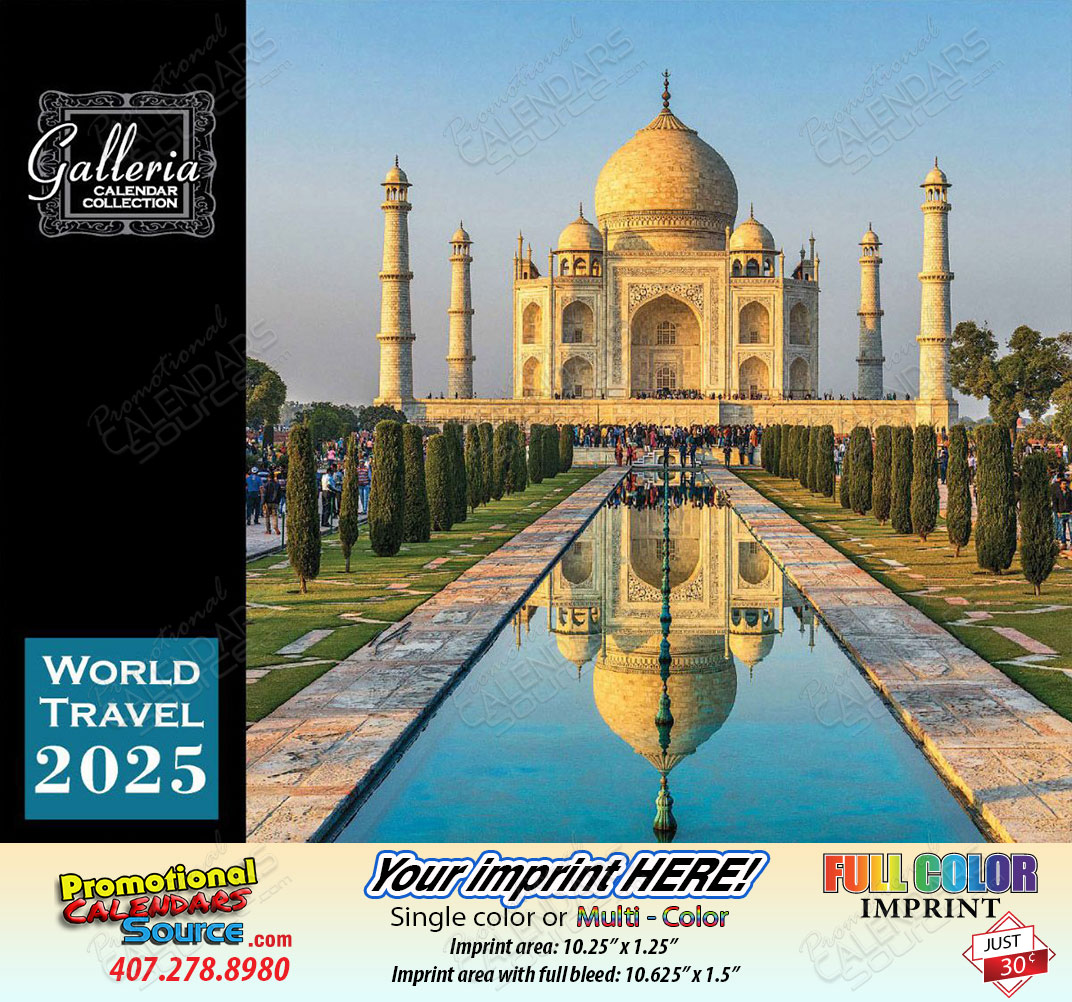 Scenes of World Travel Calendar 