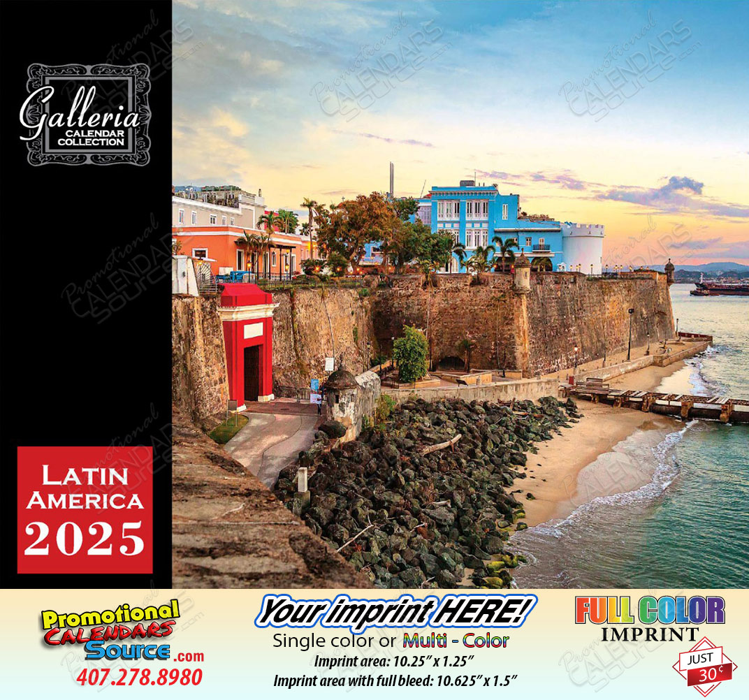 Beauty of Latin America Spanish/English Bilingual Calendar 