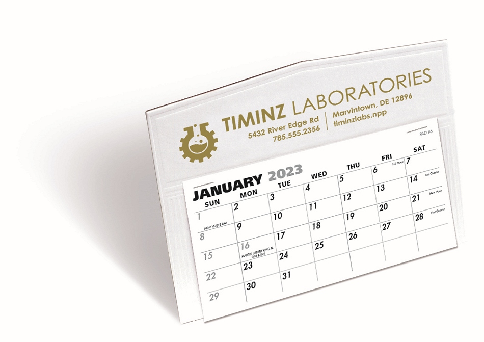 Legacy Promotional Easel Desk Calendar