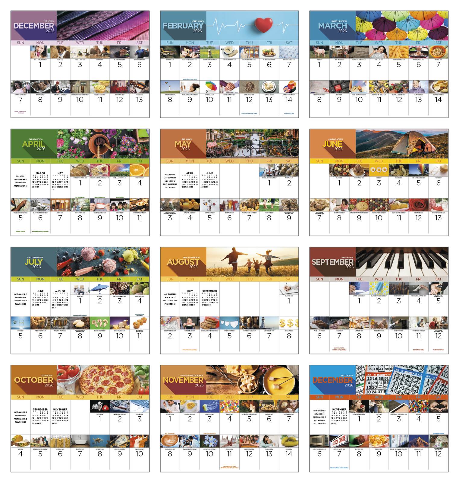 National Day Celebration Promotional Calendar , Spiral