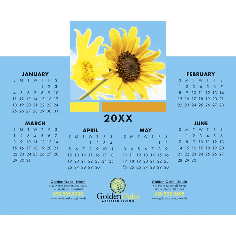 DieCut Custom Tent Calendar Promotional Calendar