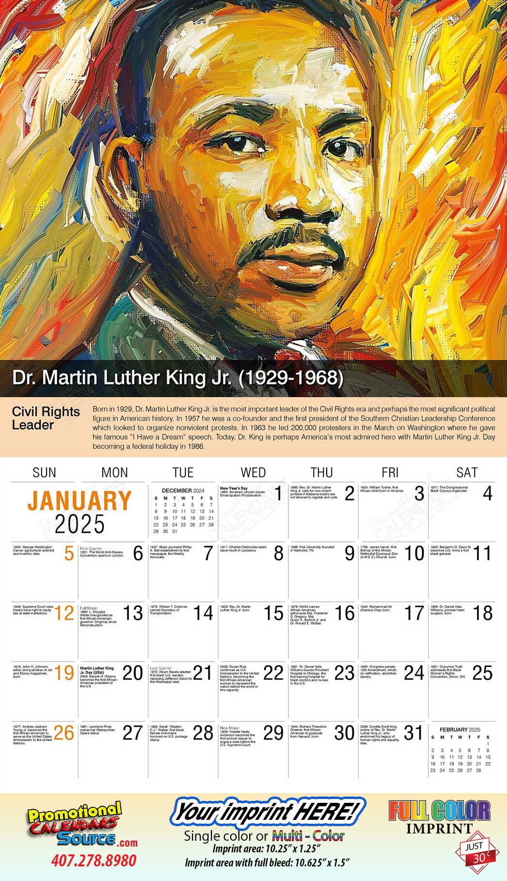 Black History Celebration Calendar