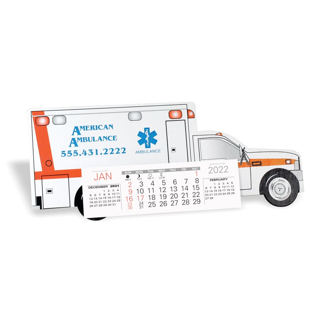 Emergency Squad Ambulance Desk Calendar