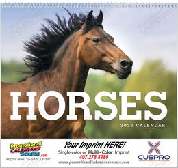 Custom Horses Promotional Calendar – 12-Month Full-Color Calendar with Stunning Horse Photography