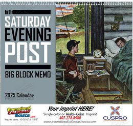 The Saturday Evening Post Big Memo Blocks Calendar