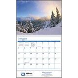 Custom Wall Calendar 12 individual monthly Images drop-ad and Spiral Binding 11x19