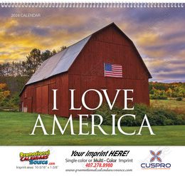 I Love America Promotional Calendar 
