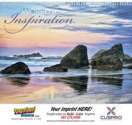 World of Inspiration with Bible Verses Calendar, , Spiral