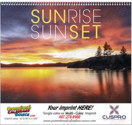 Sunrise Sunset Promotional Calendar 