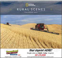 National Geographic Rural Scenes Wall Calendar With Spiral Binding