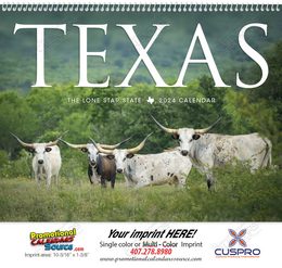 Texas State Promotional Calendar 