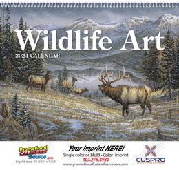 Wildlife Art Calendar Spiral