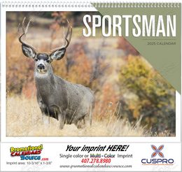Sportsman’s 12-Month Photography Calendar with Custom Imprint & Eco-Friendly FSC® Certification