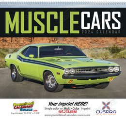 Muscle Cars Promotional Calendar 