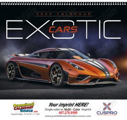 Exotic Cars Promotional Calendar 