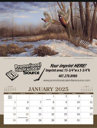 Wildlife Art Executive Wall Calendar