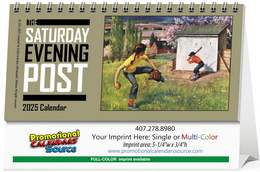 Custom Saturday Evening Post Desk Calendar | Premium Promotional Calendar for Businesses