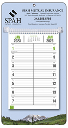 Promotional Bi-Weekly Memo Calendar  - Mountains
