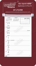 Memo Weekly Calendar, Maroon Background