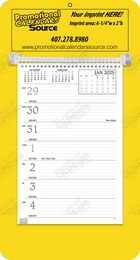 Weekly Memo Calendar Yellow