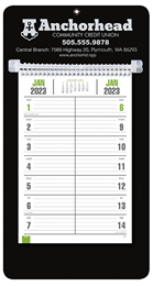 Bi-Weekly Memo  Promotional Calendar- Black