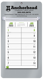 Bi-Weekly Promotional Memo Calendar - Silver