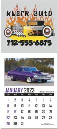 Full Color Adhesive Mini Calendar With Automotive Pad