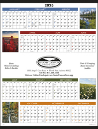 Scenic 12 Month View Promo Wall Calendar 22x29