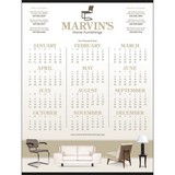 Custom Single-Sheet Span-A-Year Calendar 22x29