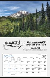 Mt. Rainier National Park Promotional Large Hanger Calendar | 18x28 | 2025
