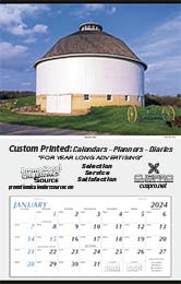 Summer Barn Hanger Apron Style Calendar - 18x28 | 2024
